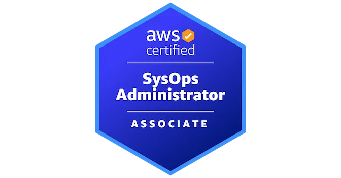 AWS Certified SysOps Administrator – Associate badge